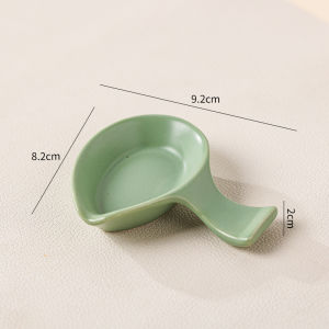 Macaron Colored Ceramic Chopsticks Holder Stand Two-In-One Multi-Purpose Hotel Dining Table Utensils High Aesthetic Spoon Rest