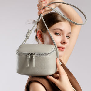 BeeeGreen Women Genuine Leather Small Shoulder Bag Fashion Box Sling Bag Daily Casual Phone Bag