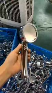 Pressurized Multifunctional Shower Head Kit High Pressure Rotatable with Switch