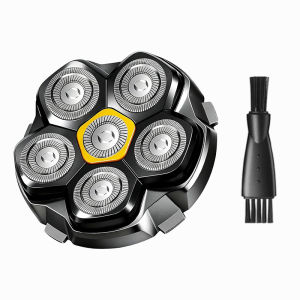 Magnetic 6 Blades Head Shaver Replacement Heads for Many 6D Magnetic Electric Razor for Bald Men
