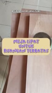 Meja Lipat Kayu Aesthetic: Solusi Ruang Kecil