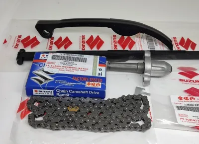 RANTAI RANTE KETENG Satria Fu + TONJOKAN TENSIONER + KARET LIDAH TENSIONER SUZUKI SATRIA FU 150 OLD NEW