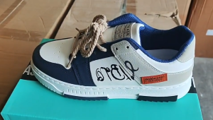Mens Casual Sneakers Leather Fashion Graffiti Walking Sports Shoes Lightweight Shoes for Men
