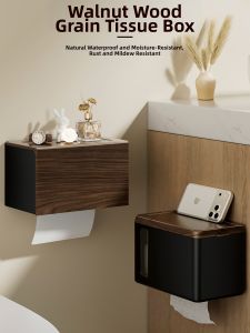 SHANLINA | Waterproof Wall-mounted Toilet Paper Holder No-drilling
