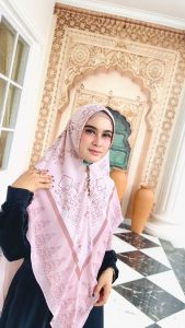 Hijab Printing Batik Series Ab816 By Ab Goes / Khimar Tanpa Gamis