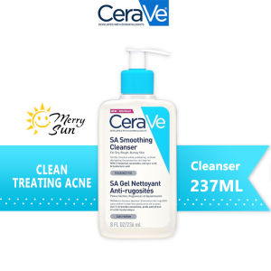 Cerave Salicylic Acid Cleanser Facial Cleanser Exfoliating Clear Dry Rough Skincare US Original with Salicylic Acid Ceramides Hyaluronic Acid for Acne Bumpy Skin 236ML