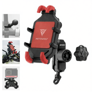 MOTOWOLF | Wireless Charging Shockproof Navigation Phone Mount