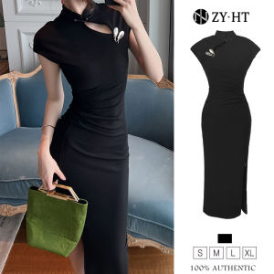 HT EraVogue เดรสผู้หญิง เดรสดำ 30148