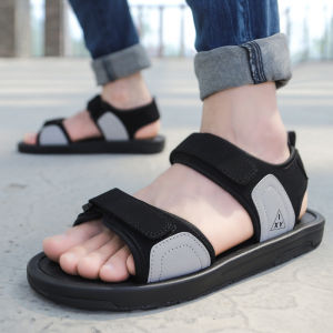 New 2025 Mens Leather Sandals Casual Beach Shoes Soft Bottom Anti-Slip Odor-Resistant Work Shoes Trendy for Students And Youth