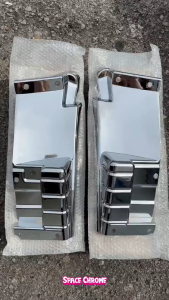 MITSUBISHI FUSO CANTER FEB50 FEB83 FBA20 MUDGUARD COVER 1SET MITSUBISHI FUSO ACCESSORIES CHROME NEW CANTER