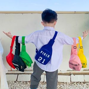 กระเป๋าคาดอกเด็ก สุดเท่ สีสดใส ใส่ของได้เยอะ--BA---