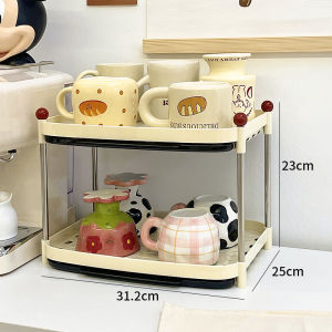Kitchen Cup Holder Cup Rack Storage Shelf Drainage Cupboard Cup Stand Organizer Plastic Material Home Bathroom Accessories