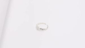 Anime Frieren at The Funeral Lotus Rings Flower Metal Adjustable Cosplay Ring For Woman Man Daily Party Jewelry Gift