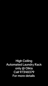 OIKIA Executive High-Ceiling Laundry Rack for 5.5m Ceiling Height