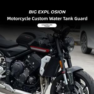 BIG EXPL OSION | Triumph Trident 660 Motorcycle Radiator Guard Mesh Heat Dissipation Sand Protection Cover