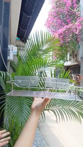 Kệ Gia Vị - Kệ Nhà Tắm Inox 304 Dán Tường Đựng Đồ Thông Minh