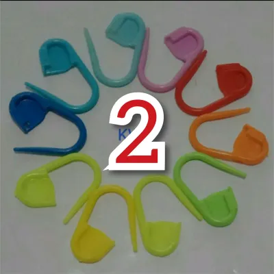 Penanda Rajut Peniti (10pcs) - kunci rajutan penanda hitungan