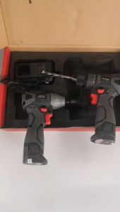 COMBO MÁY BẮN VÍT/ MÁY KHOAN 16V YAMASU  KT16V/ CV16V ĐỘNG CƠ KHÔNG CHỒI THAN LỰC SIẾT 55N.m