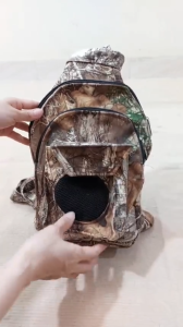 Túi Đeo Chéo Đi Rừng Kèm Túi Đựng Loa Màu Lá Cây balo đeo chéo