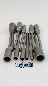 Khẩu Chụp Bulong Sâu Lòng 150mm - Lắp Nhanh Chân Lục Giác Dùng Cho Máy Khoan Bắn Vít