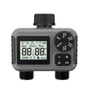 Smart watering system automatic watering timer dual socket tap water program for outdoor garden