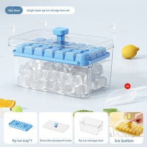 DEMING | Ice Making Mold Ice Pressing Tray Home Use Food Grade Ice Storage Box