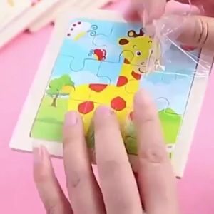 Puzzle Kayu Papan Keping Lucu & Mainan Anak Edukasi