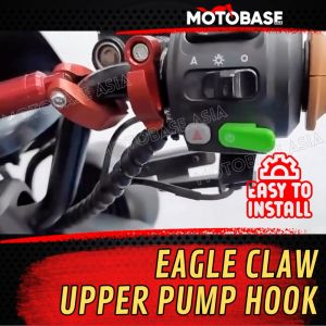 Universal Motorcycle Hook Heavy Duty Eagle Claw Pump Hanger CNC Alloy Helmet Handle Bar Scooter Holder