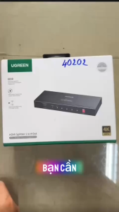 Bộ chia HDMI 1 ra 4 Ugreen 40202 Chính Hãng