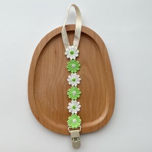 INS Cute Baby Pacifier Drop-Preventing Chain Baby Teether Anti-Drop Clip Daisy Nipple Lanyard Molar Rod Clip