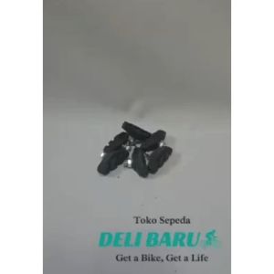 Karet rem sepeda anak model kuping full hitam harga sepasang