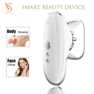 2 in 1 Electric Cellulite Massager Body Sculpting Machine for Leg Abdomen Waist Arm Microcurrent Facial Device for Skin Care