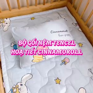 Bộ nệm lớn cho bé tiểu học trung học Katina House vải tencel mềm mại thoáng mát tiện lợi