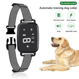 New Intelligent Automatic Collar Training Touch Digital Display Charging Waterproof Dog Trainer Pet Collar Barker