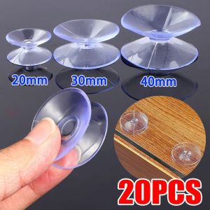 20PCS Double-Sided Vacuum Sucker 20/30/35mm Transparent Sucker Glass Table Top Anti-Skid Pad Spacer Dining Table Fixing Fittings