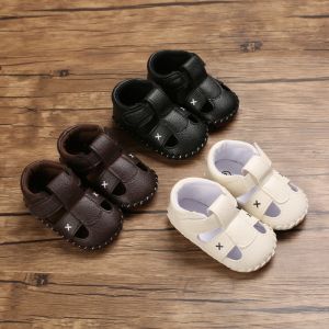 Newborn Baby Shoes Summer Multi-color Breathable Soft Soled Sandals Non-slip Walking Shoes For Boys And Girls Toddling