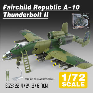 LEO 1:72 Fairchild Republic A-10 Thunderbolt II Diecast Toy Aircrafts Collection for Boy Children Kids Toys Hobbies Gift