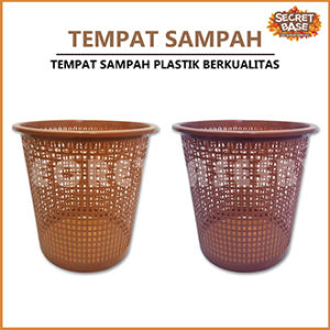 TEMPAT SAMPAH KERANJANG - Besar / Tong Sampah Plastik Murah