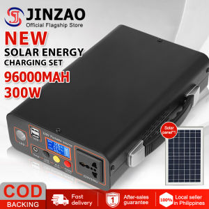 Portable Power Station 960000mAh Large Capacity 300W 220V Portable Outdoor Generator Home Emergency Power Powerbank Power Station with solar panel