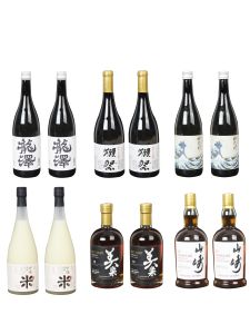 Japanese Style Decorative Sample Room Soft Decoration Display Cabinet Kitchen Combination Whiskey Ornament Simulation Clear Wine