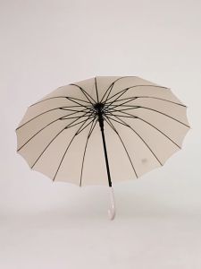 (1-3 Days Delivered)AMBRELLA Long umbrella16K windproof curved handle big umbrella rainproof quality classic umbrella small rain or shine umbrella