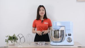 Máy trộn bột Gourmetmaxx 10L 2000W - thân kim loại chắc chắn có hẹn giờ - trộn 2.5 kg bột hỗn hợp