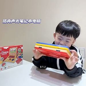 Đồ Chơi Máy Tính Laptop Trẻ Em Chiếu Sáng Phát Âm Nhạc Đồ Chơi Cho Bé Trai Bé Gái Tránh Xa Điện Thoại Bảng Laptop Đồ Chơi