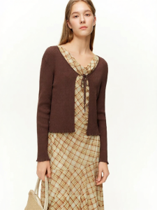 DUSHU | Lyocell Knitwear Fashionable Stylish Belted