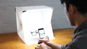 KEDAIREJEKI Mini Studio Photo Box LED Portable / BOX LED Foto Portable BESTQUALITY