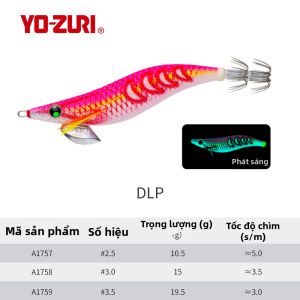 Mồi Cá Mô Phỏng Mực Phát Sáng trong Đêm