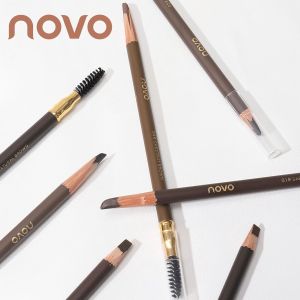 NOVO Micro-Blade Brow Pencil | Oil-Triggered Pigment | 12H Waterproof | Creates Realistic Hair Strokes | For Asian Brows