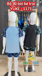 Bộ đồ bơi Bé Trai YUKE-1171 Quần 2 lớp Chống Lộ / Nhập khẩu chính hãng / Đã kiểm định chất lượng