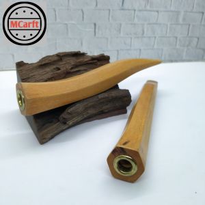 Once pipa klokotan kayu kemuning emas segi enam model S B63