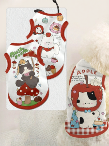 LEXI | Cute Pet Vest Abstract Design Anti-shedding
